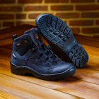 Берцы летние тактические ботинки PAV 501 черные кожаные сетка Fresh Air 45 - изображение 8