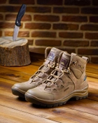 Берцы летние тактические ботинки PAV 501 койот кожаные сетка Fresh Air 43 - изображение 10