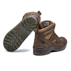 Берці літні тактичні черевики PAV 501 коричневі шкіряні сітка Fresh Air 44 - зображення 5