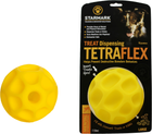 Іграшка для собак Starmark Dispensing Tetra Flex 12.1 см Yellow (0873199001741)