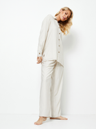Домашній костюм (кофта + штани) Aruelle Amara set long XL Білий (5905616145518) - зображення 1