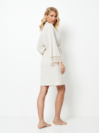 Халат жіночий бавовняний жіночий Aruelle Evelyn gown XL Білий (5905616145815) - зображення 5