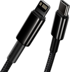 Kabel Baseus Apple Lightning - USB Type-C 2 m Black (CATLGD-A01) - obraz 1