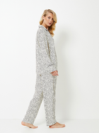 Piżama (koszula + spodnie) Aruelle Bethany pajama long XL Biała (5905616146898) - obraz 1