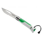 Нож Opinel №8 Outdoor Fluo Green - изображение 1