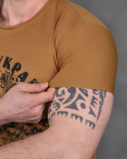 Тактична чоловіча футболка потовідвідна Слава Україні Героям Слава XL койот (85823) - зображення 3