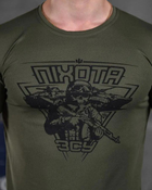 Тактична чоловіча потовідвідна футболка Піхота ВСУ XL олива (85829) - зображення 2