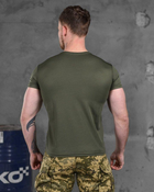 Тактическая мужская потоотводящая футболка Штурмовик L олива (85832) - изображение 5