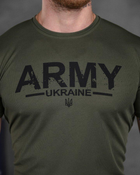 Армійська чоловіча футболка ARMY потовідвідна XL олива (85828) - зображення 3