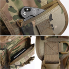 Армійська набедрена сумка на ногу тактична сумка на пояс військова мультикам - зображення 3