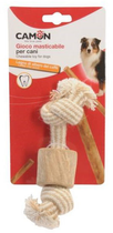 Zabawka dla psów Camon Dog Rope Game With Coffe Wood 28 cm (8019808226927) - obraz 1