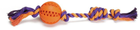 Zabawki do gryzienia dla psów Camon Dental piłka owalna z liną 30 cm (8019808167268) - obraz 2