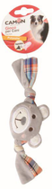 Zabawka dla psów Camon Pluszowy miś w kratę głowa 22 cm (8019808198750) - obraz 1