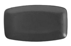 Тарелка прямоугольная Black фарфоровая Porland 310мм х 180 мм 118331/Bl