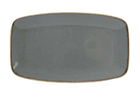 Тарелка прямоугольная Dark Grey фарфоровая Porland 310мм х 180 мм 118331/DG
