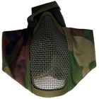 Защитная сетчатая маска на пол лица, маска для пейнтбола и страйкбола Multicam UKR - изображение 2
