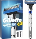 Maszynka do golenia dla mężczyzn Gillette Mach3 Turbo (7702018578801) - obraz 1
