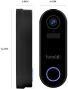 Розумний дверний дзвінок Hombli Smart Doorbell 2 + Chime 2 Promo Pack Black (HBDP-0100) - зображення 2