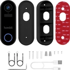 Розумний дверний дзвінок Hombli Smart Doorbell 2 + Chime 2 Promo Pack Black (HBDP-0100) - зображення 4