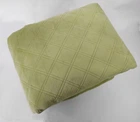 Покрывало ТЕП Velour (Велюр) 240х260 Салатово Ромб прямой