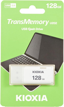 Pendrive Kioxia Hayabusa U202 128GB USB 2.0 White (LU202W128G) - obraz 3