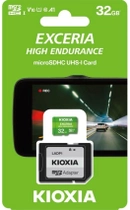 Karta pamięci Kioxia Exceria High Endurance microSDHC 32 GB Class 10 UHS-I (LMHE1G032GG2) - obraz 3