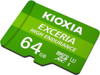 Karta pamięci Kioxia Exceria High Endurance microSDHC 64 GB (LMHE1G064GG2) - obraz 3