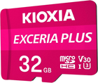 Karta pamięci Kioxia Exceria Plus 32 GB MicroSDHC Class 10 UHS-I (LMPL1M032GG2) - obraz 2