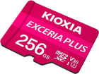Karta pamięci Kioxia Exceria Plus MicroSDXC 256 Gb Class 10 Uhs-I z adapterem (LMPL1M256GG2) - obraz 3