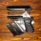 Стартовий пістолет Макарова, ПМ, SUR 2608 + 20 патронів + додатковий магазин, Сигнальний пістолет під холостий патрон 9мм, Шумовий - зображення 8