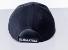 Бейсболка Ultimatum Чорна, чоловіча тактична військова кепка - изображение 2