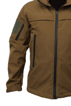 Куртка Soft Shell браун койот под кобуру Pancer Protection 58 - изображение 2