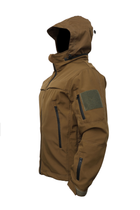 Куртка Soft Shell браун койот під кобуру Pancer Protection 48 - зображення 7
