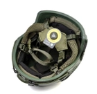 Балістичний шолом каска FAST Helmet NIJ IIIA оливковий+Тактичні навушники M32+квер - зображення 6