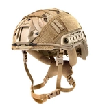 Балістичний шолом каска FAST Helmet NIJ IIIA койот і кавер мультікам - зображення 1