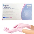 Рукавички нітрилові SafeTouch Pink Medicom розмір M (100 шт) колір рожевий - зображення 1