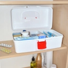 Аптечка для ліків пластикова біла MVM PC-10 WHITE - зображення 10