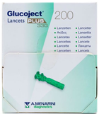 Ланцети Menarini Group Glucoject Lancets Plus 33 G 200 шт (8012992483404) - зображення 1