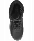 Високі чоловічі демісезонні черевики Brandit Thinsulate One Zipper 45 Чорний камуфляж з натуральної шкіри і міцного дихаючого нейлону антибактеріальна устілка система швидкої шнурівки маслостійка гумова підошва для амортизації і стійкості (Alop) - зображення 3