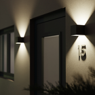 Inteligentna lampa uliczna Hombli Smart Wall Light Black (HBWL-0200) - obraz 3