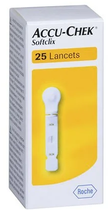 Ланцеты Roche Accu-Check Softclix Lancetas Clixmotion Technology 25 шт (4015630011391) - изображение 1