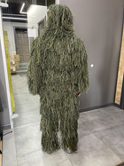 Маскировочный костюм Кикимора (Geely), нитка woodland, р. L-XL до 100 кг, костюм разведчика, маскхалат киким - изображение 5