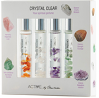 Zestaw miniatur olejków perfumowanych damskich Active By Charlotte Crystal Clear 4 x 10 ml (5711914167585) - obraz 1