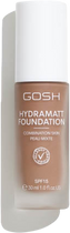 Fundacja do twarzy Gosh Hydramatt Foundation Dark 014R 30 ml (5711914183103) - obraz 1