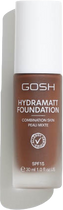 Fundacja do twarzy Gosh Hydramatt Foundation Very Deep 020N 30 ml (5711914183615) - obraz 1