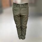 Штани зимові тактичні софтшелл флісові, розмір XL, Олива, утеплені штани для військових - зображення 1