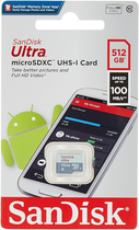 Карта пам'яті SanDisk Ultra microSDXC 512GB Class 10 UHS-I (SDSQUNR-512G-GN3MN) - зображення 3