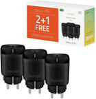 Gniazdko inteligentne Hombli Smart Socket Promo Pack Black 3 szt (HBPP-0205) - obraz 3