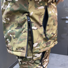 Костюм тактический демисезон, Softshell, Мультикам, размер XXL, демисезонный костюм для военных софтшел - изображение 7