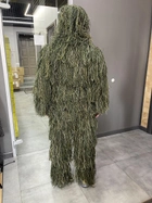 Маскировочный костюм Кикимора (Geely), нитка woodland, размер S-M до 75 кг, костюм разведчика, маскхалат кикимора - изображение 5